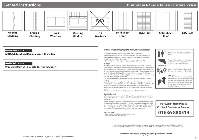 Waltons 01GRODB0808-V2 Instruction manual