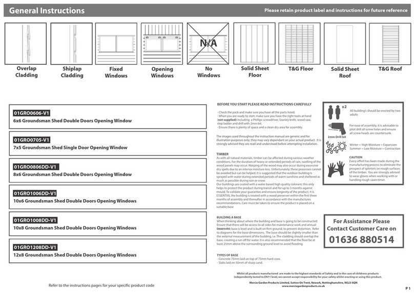 Waltons 01GRO0606-V1 Instruction manual