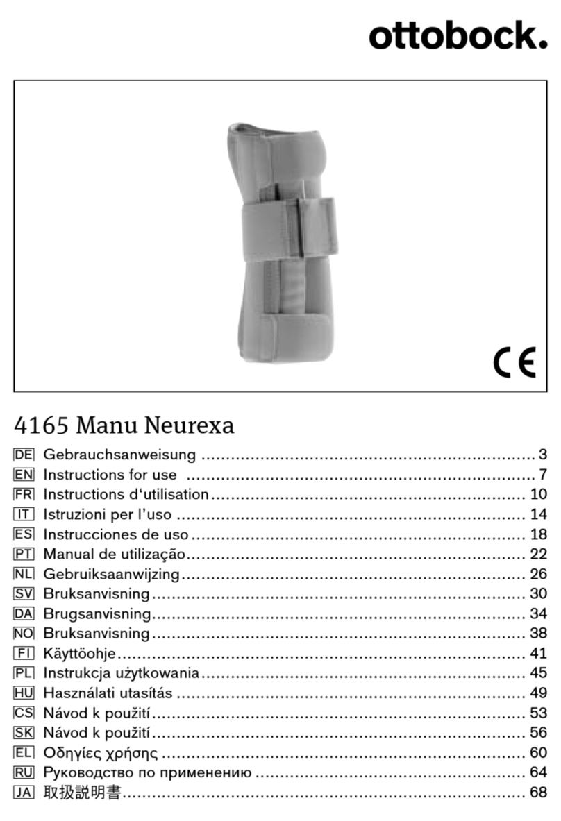 Otto Bock Manu Neurexa 4165 User manual