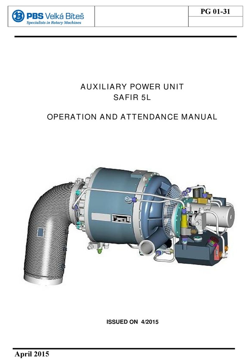 PBS SAFIR 5L OPERATION AND ATTENDANCE MANUAL