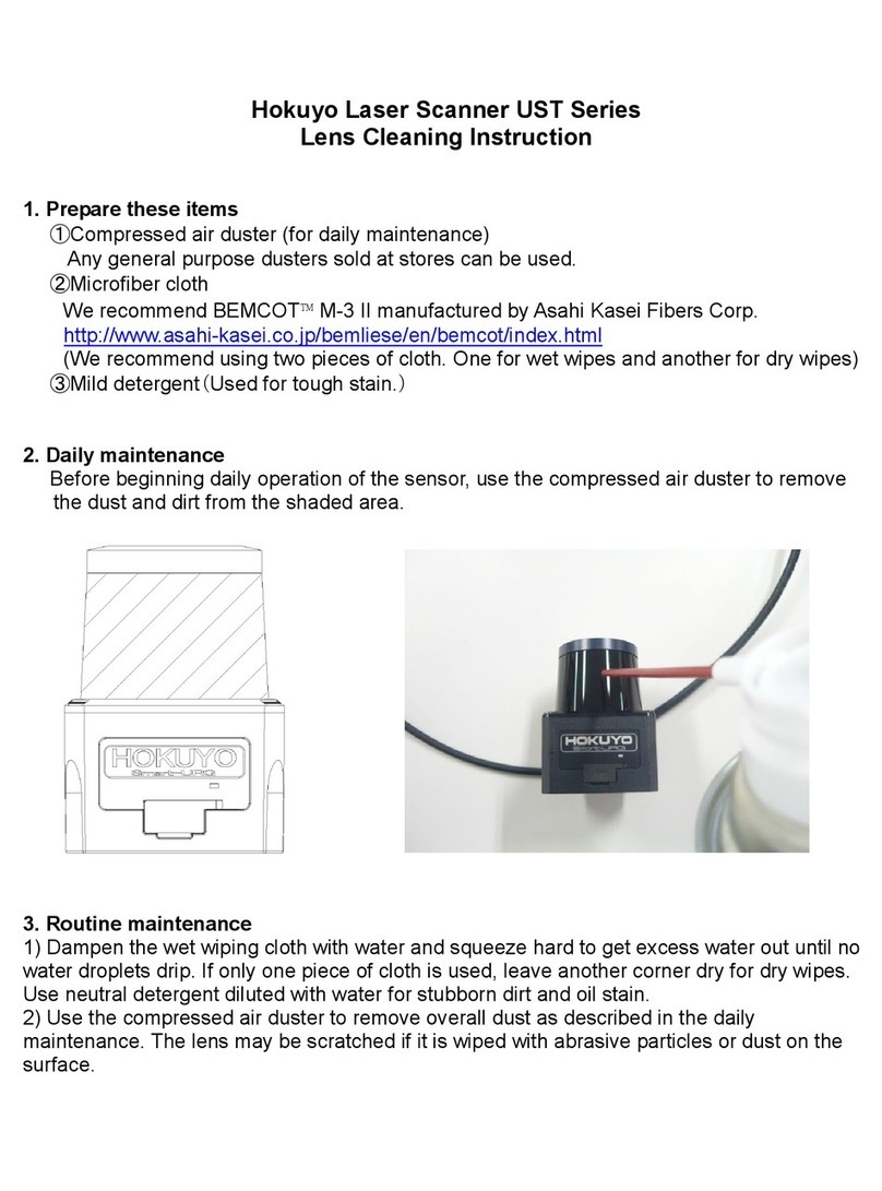 Hokuyo UST Series User manual