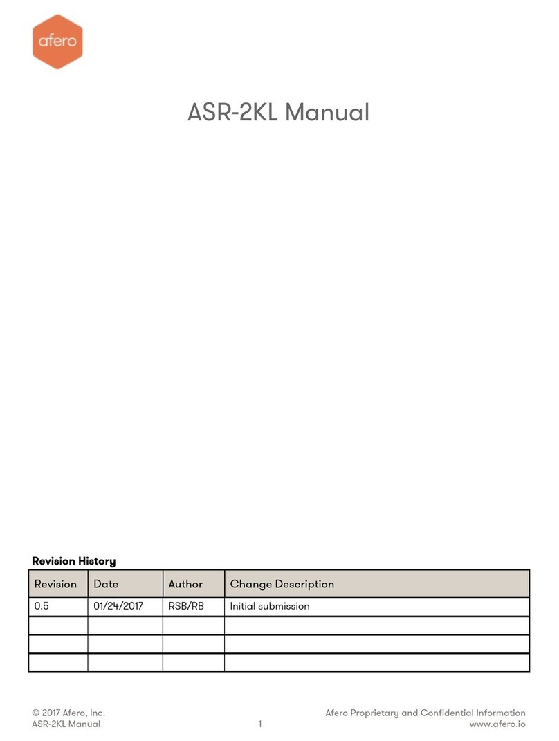 Afero ASR-2KL manual