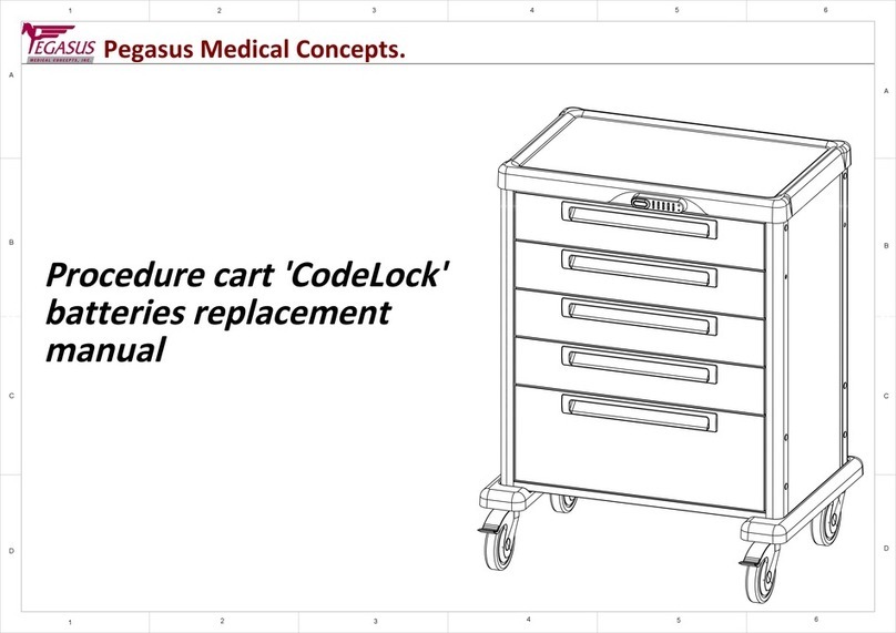 Pegasus Medical Concepts CodeLock Batteries replacement manual Pegasus Medical Concepts CodeLock Batteries replacement manual