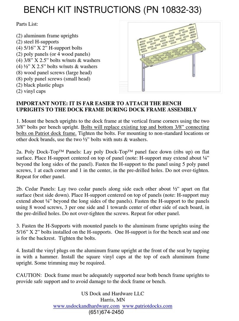 US Dock and Hardware 10832-33 instructions US Dock and Hardware 10832-33 instructions