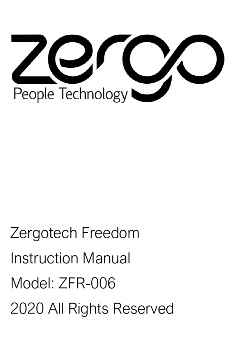 Zergotech Zergo Freedom ZFR-006 instruction manual