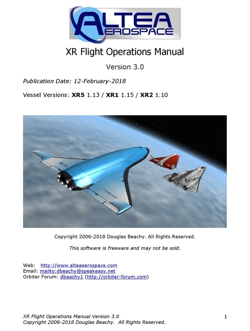 Altea erospace XR Flight Operation manual