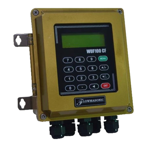 Flowmasonic WUF100 CF Series manual