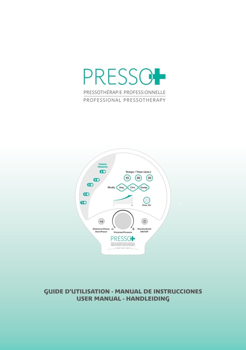 Presso Plus PRESSOPLUS03FR user manual