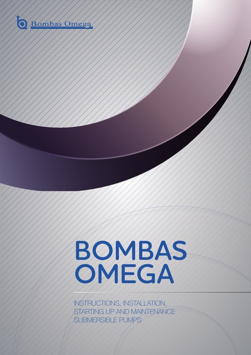 Bombas Omega 2C Series INSTRUCTIONS, INSTALLATION, STARTING UP AND MAINTENANCE