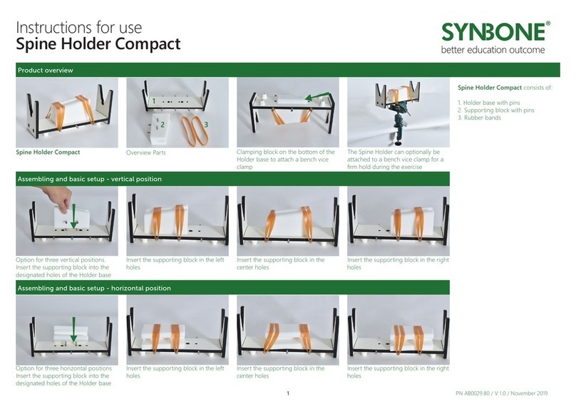SYNBONE Spine Holder Compact Instructions for use