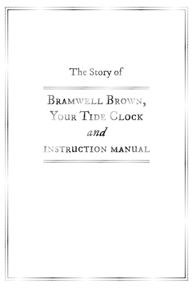 Bramwell Brown Tide Clocks instruction manual