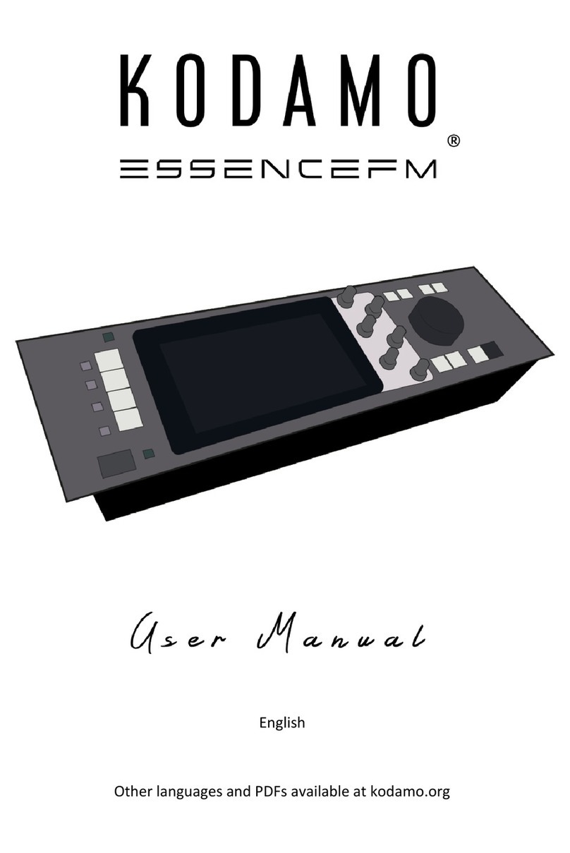 Kodamo EssenceFM user manual