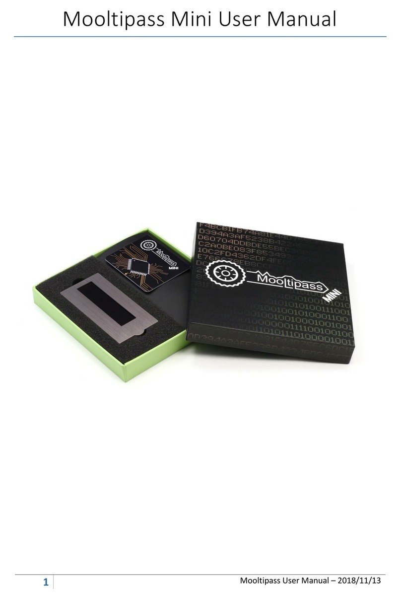 Mooltipass Mini user manual