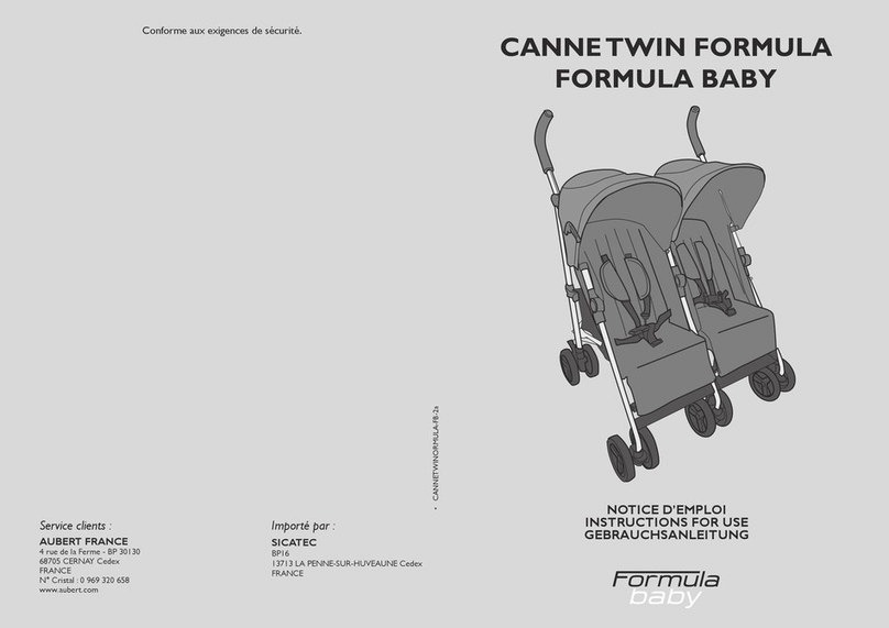 Formula baby CANNE TWIN FORMULA Instructions for use