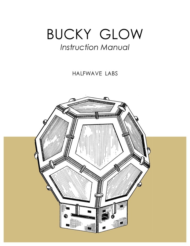 HALFWAVE LABS BUCKY GLOW instruction manual