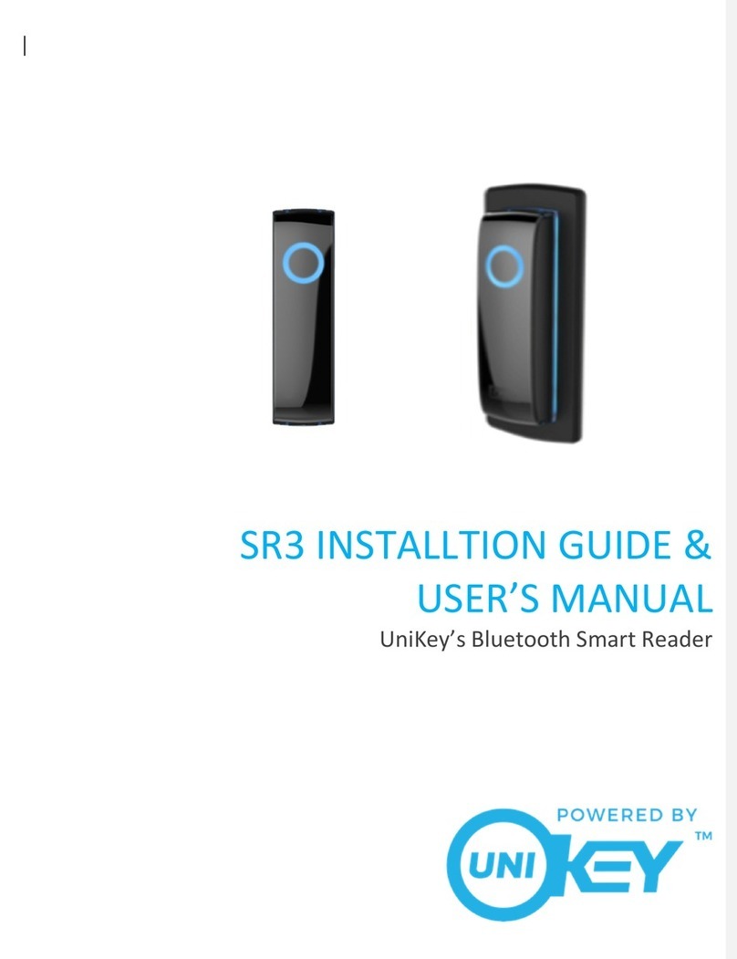 UniKey SR3 Troubleshooting guide