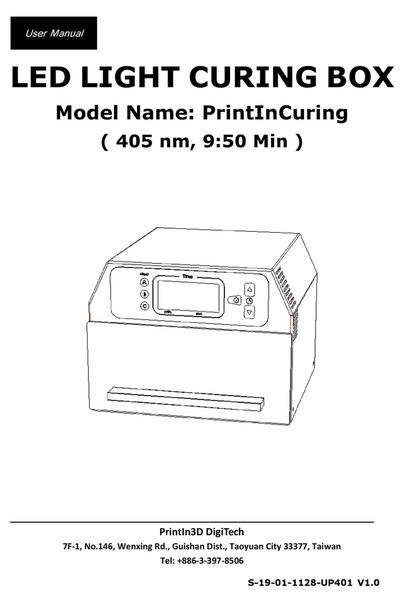 PrintIn3D DigiTech PrintInCuring user manual PrintIn3D DigiTech PrintInCuring user manual