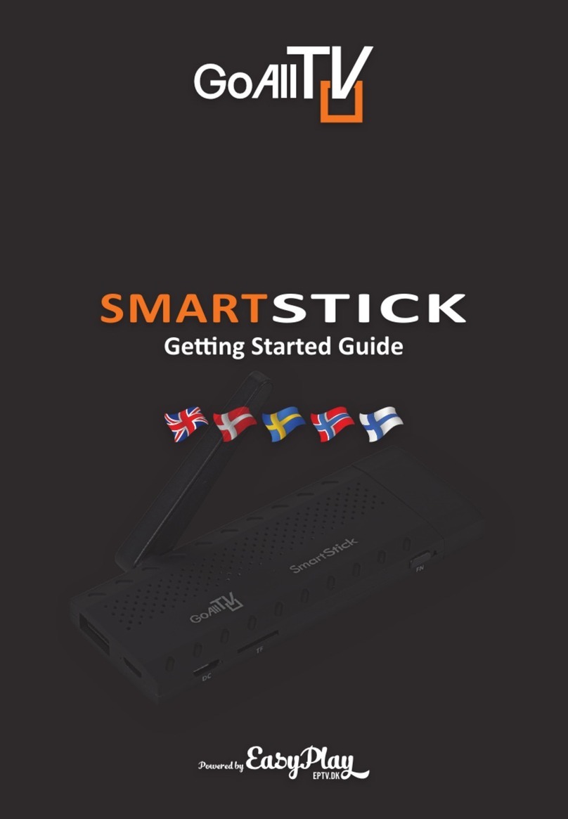 EasyPlay GoAllTV SMARTSTICK Getting started guide