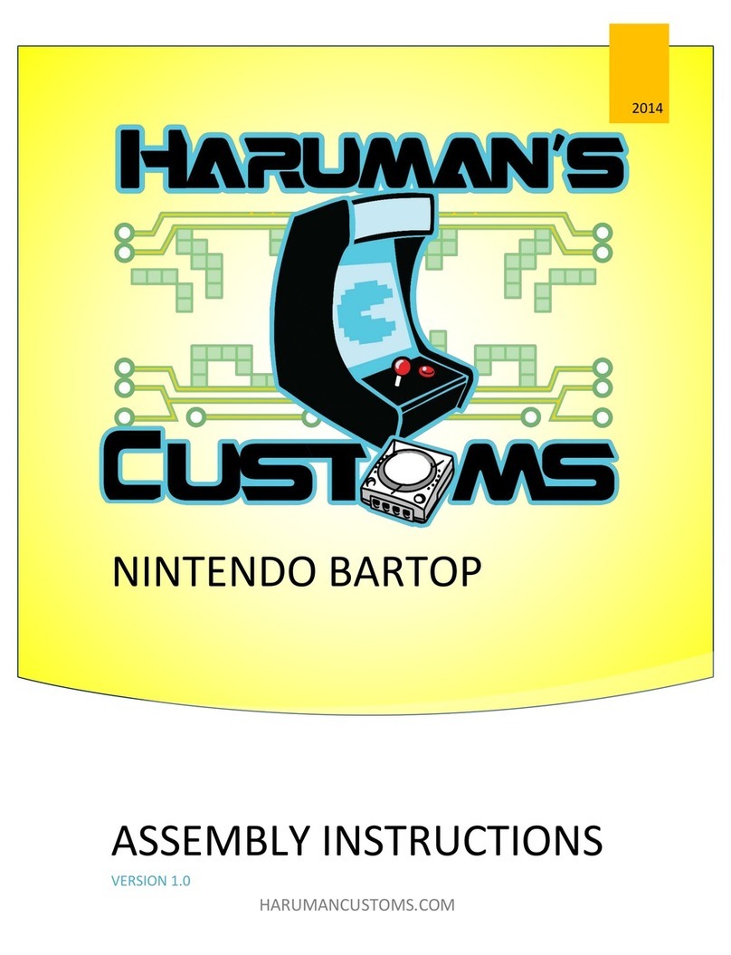 Haruman's Customs Nintendo Bartop Assembly instructions Haruman's Customs Nintendo Bartop Assembly instructions