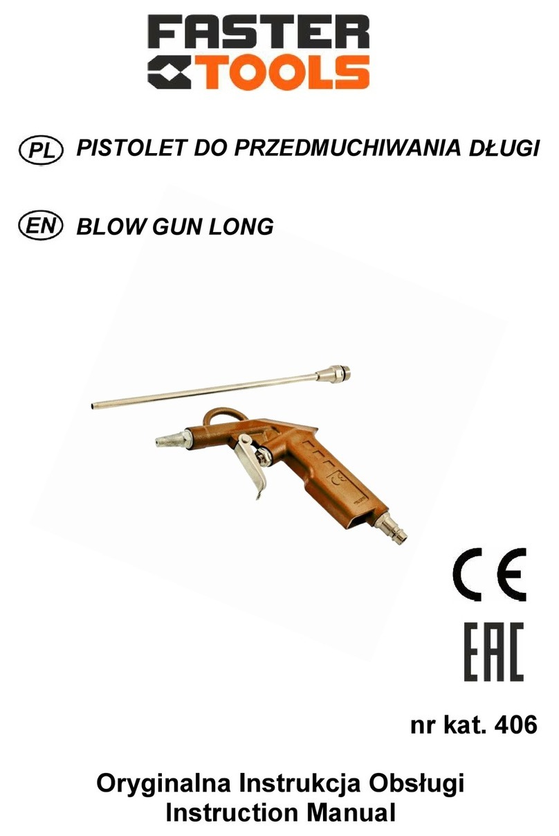 FASTER TOOLS 406 instruction manual