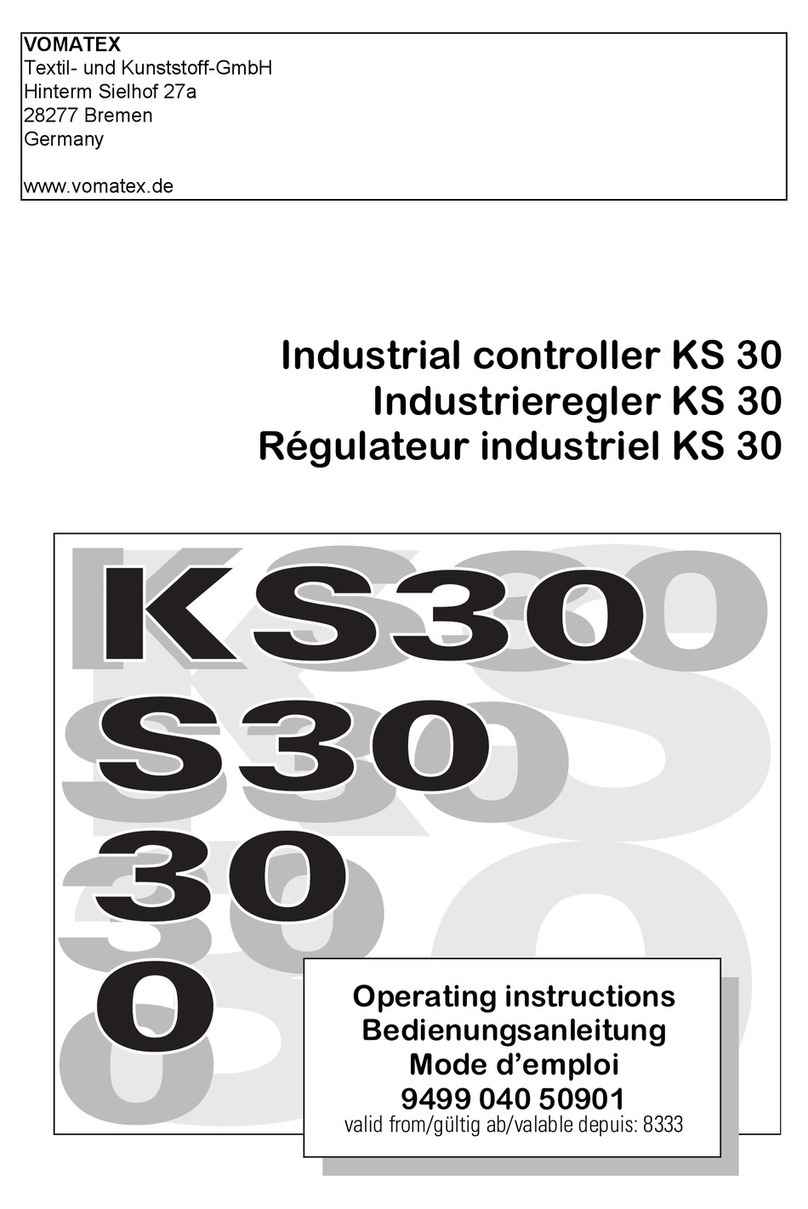 VOMATEX KS 30 operating instructions