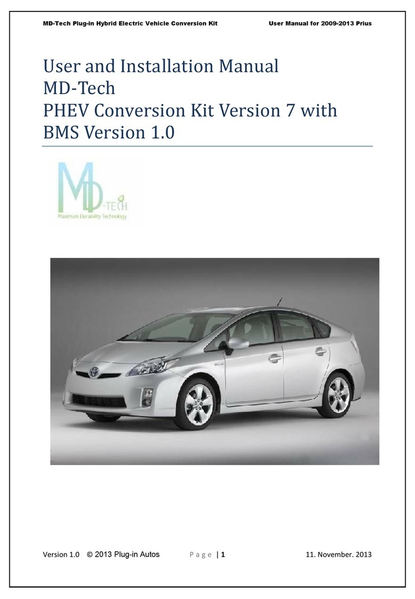 MD-Tech PHEV User and installation manual