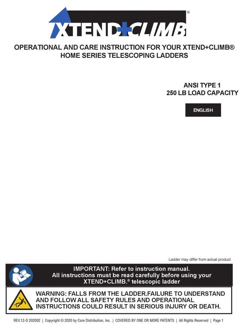 Xtend+Climb HOME 750P PLUS Operational and care instructions