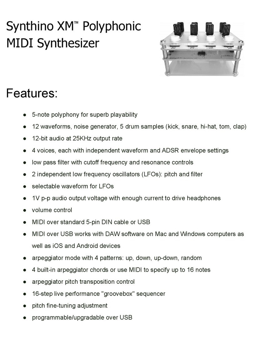 Synthino XM manual