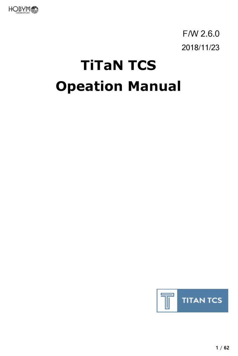 Hobym Observatory TiTaN TCS Opeation Manual