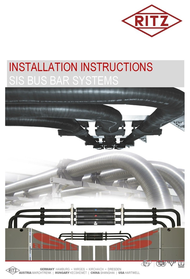 RITZ SIS BUS BAR SYSTEMS installation instructions