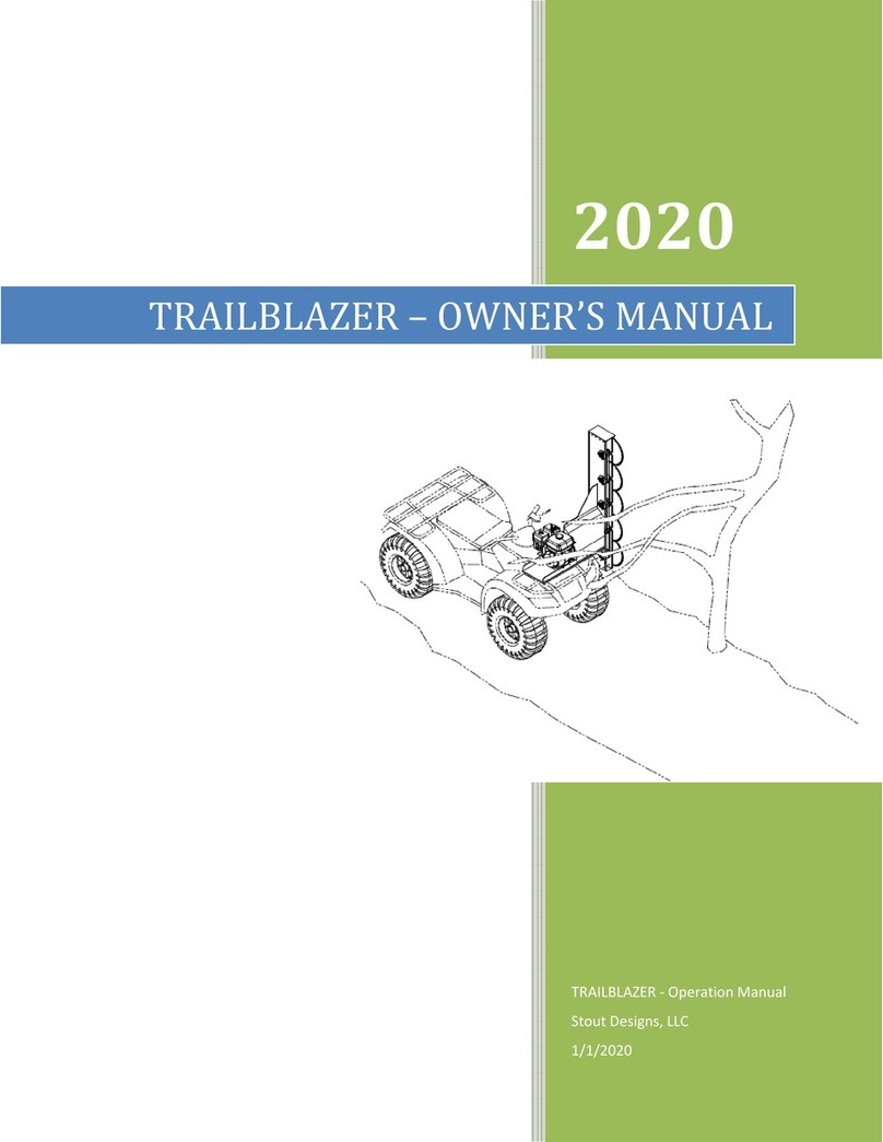 Stout Designs TRAILBLAZER Operation manual