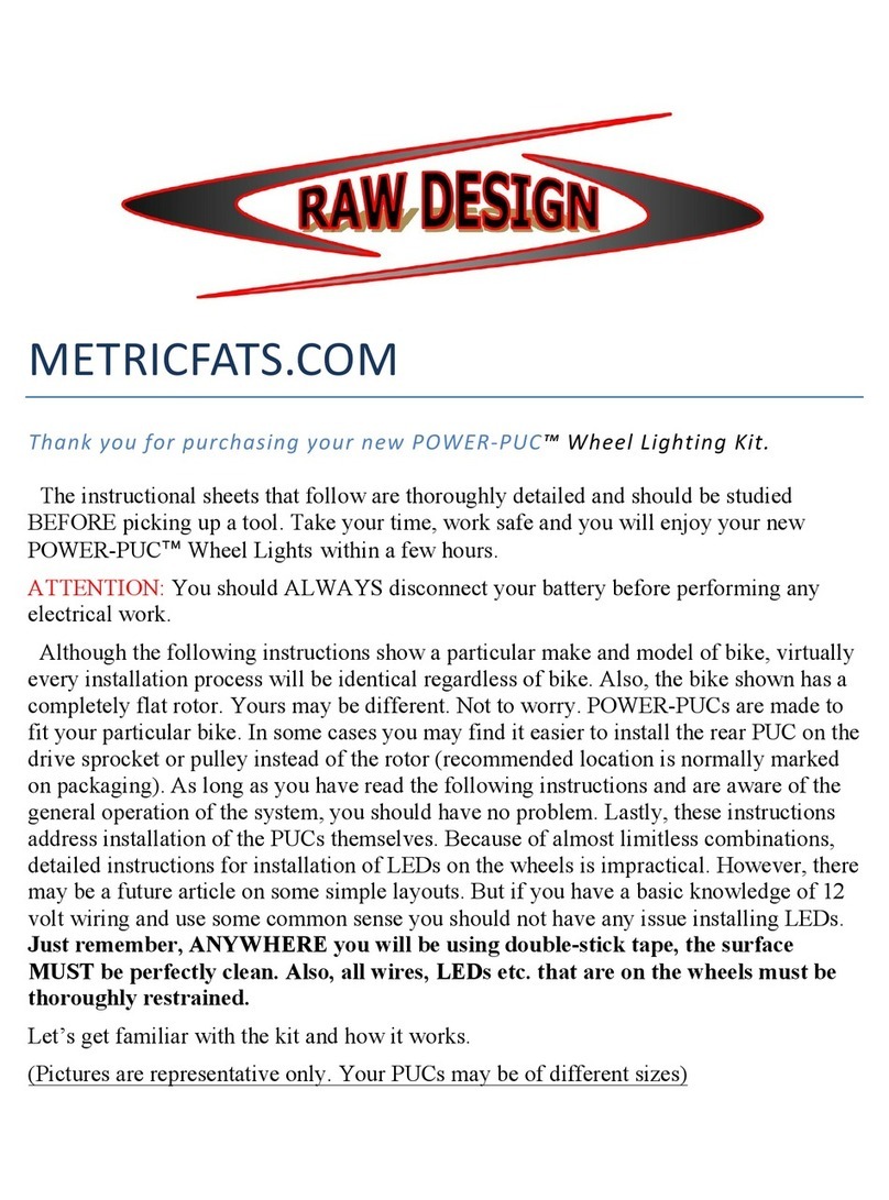 Raw Desigh PowerPUC G4 Instructional Sheet