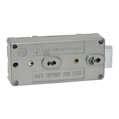 Bullseye S.D. Locks B500 Series Change instructions