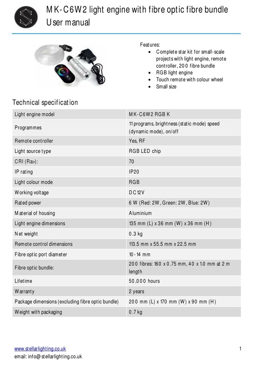 Stellar Lighting MK-C6W2 user manual