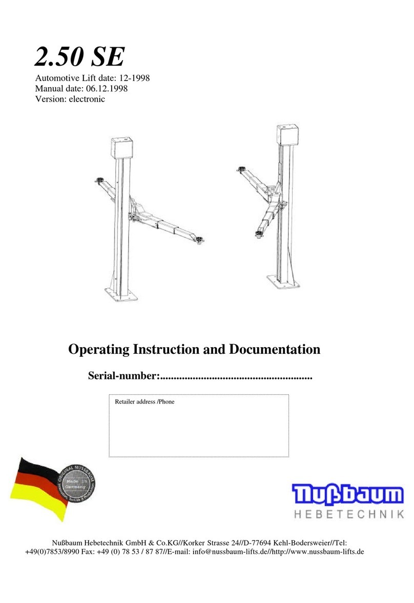 Nubbaum Hebetechnik 2.50 SE Operating Instruction and Documentation