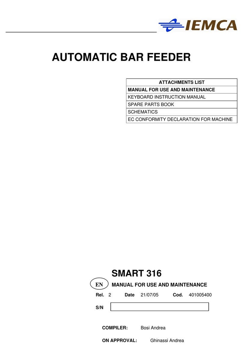 IEMCA SMART 316 Instruction manual