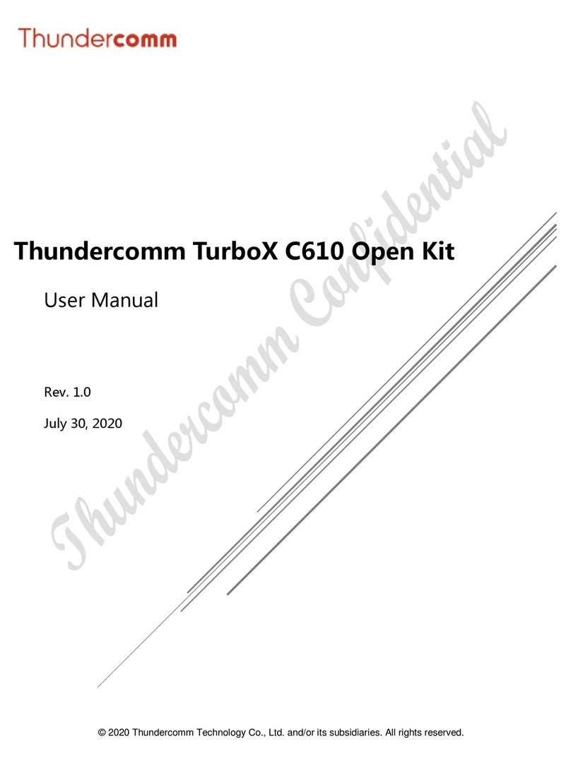 Thundercomm TurboX C610 Open Kit User manual