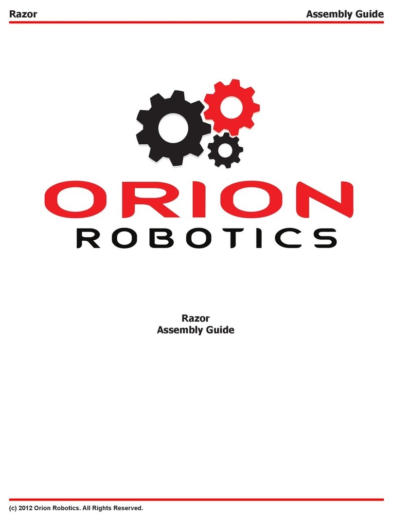 ORION ROBOTICS Razor User manual