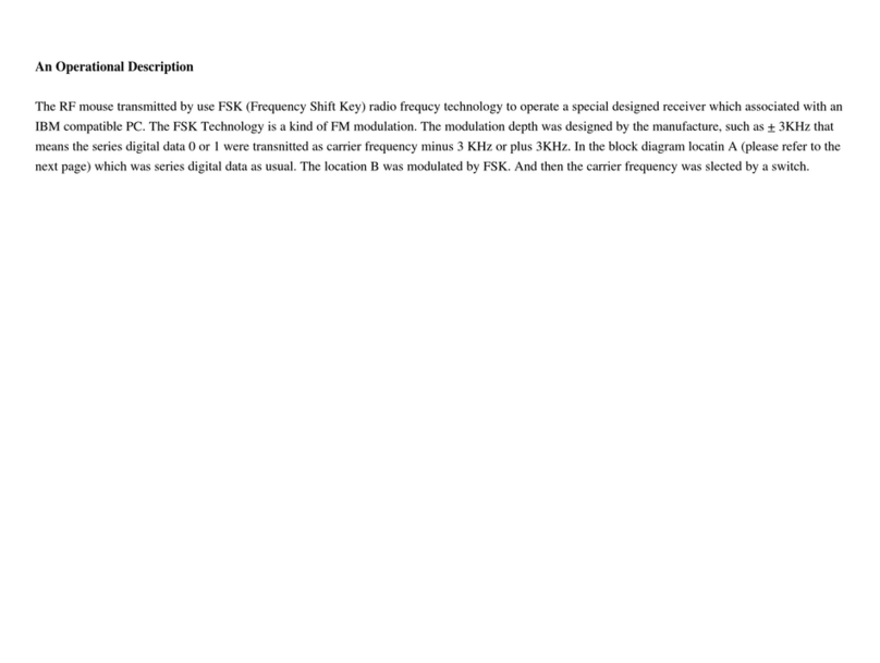 A-FOUR TECH RFW-5 Operational description