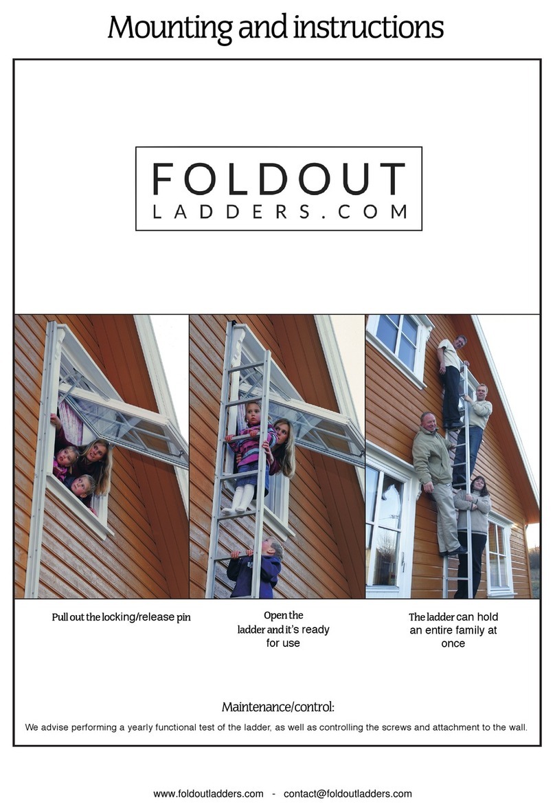 FOLDOUT LADDERS 4,8 m User manual