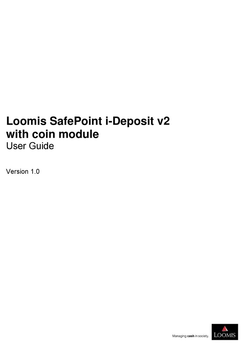 Loomis SafePoint i-Deposit v2 with coin module User manual