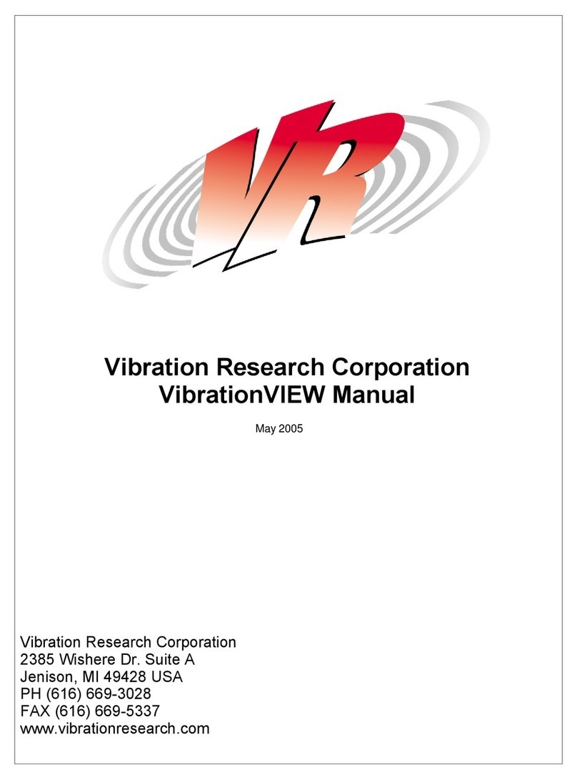 Vibration Research Corporation VibrationVIEW manual