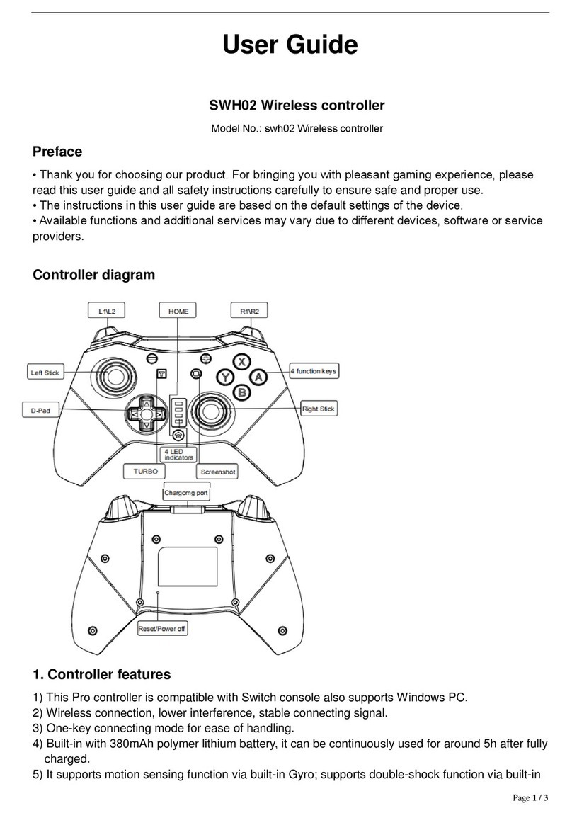 Scozer SWH02 User manual