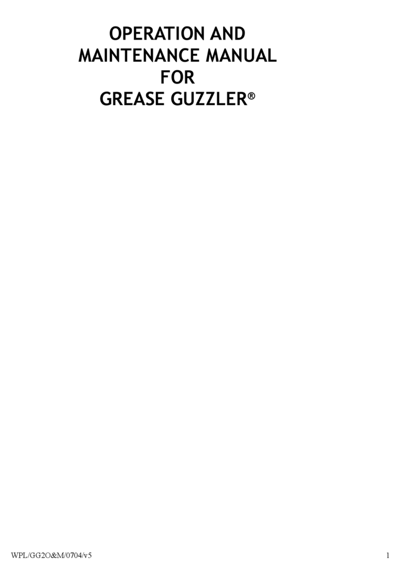 WPL GREASE GUZZLER Operation and maintenance manual