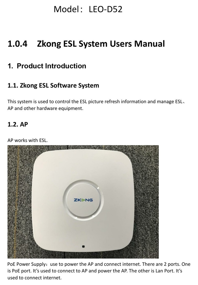 Zkong LEO-D52 User manual