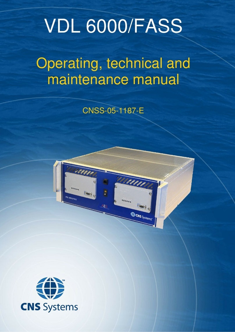 CNS Systems VDL 6000/FASS User manual