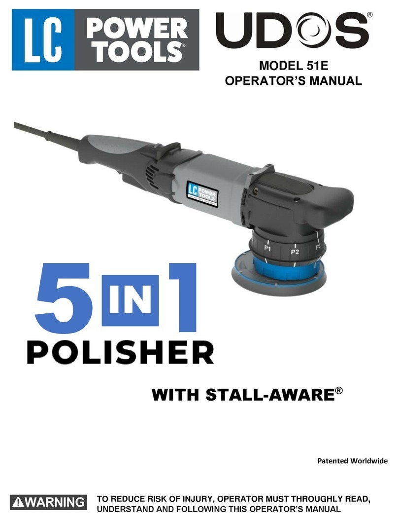 LC Power Tools UDOS 51E Operator's manual