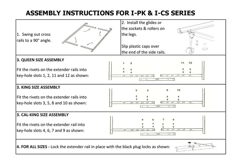 MANTUA I-PK Series Assembly instructions