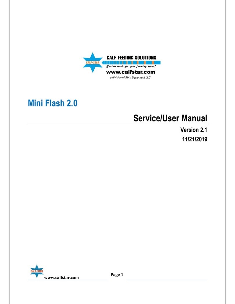 Abts Equipment CALF-STAR Mini Flash 2.0 User & service manual Abts Equipment CALF-STAR Mini Flash 2.0 User & service manual