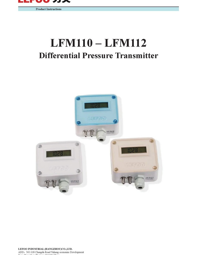 LEFOO LFM110 Series Product instructions